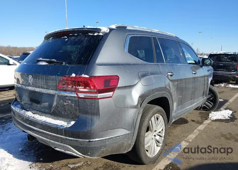2018 Volkswagen Atlas 3.6L V6 Sel Premium from USA, damaged, VIN 1V2NR2CA3JC509008